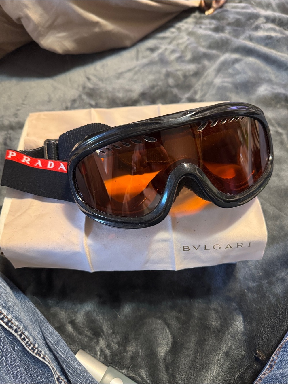 Vintage Prada Sport Linea Rossa ski goggles